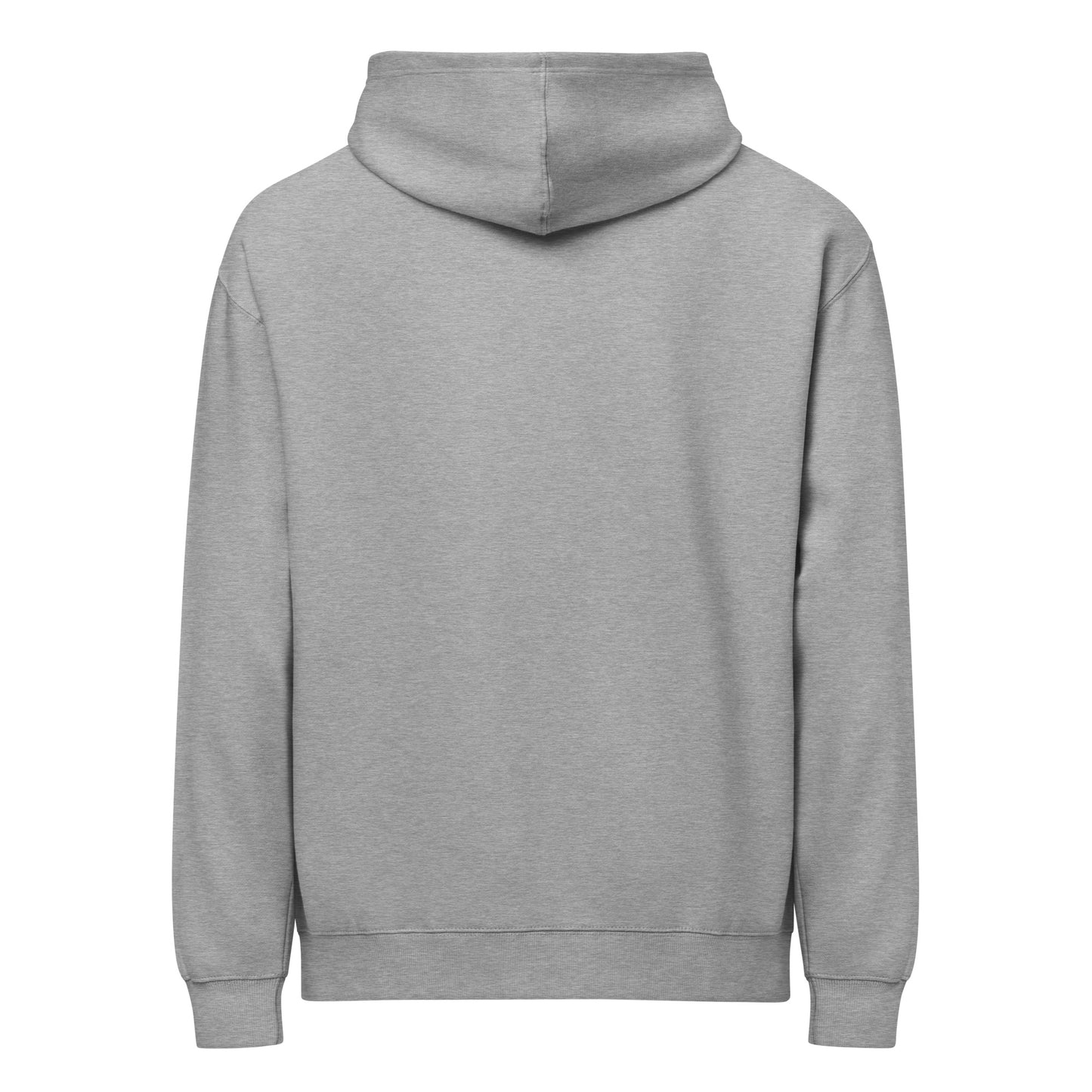 Gray hoodie on a white background