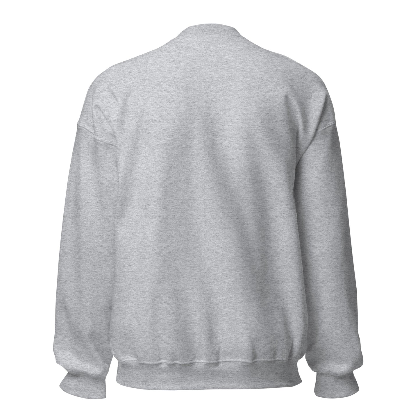 Gray sweatshirt on a white background