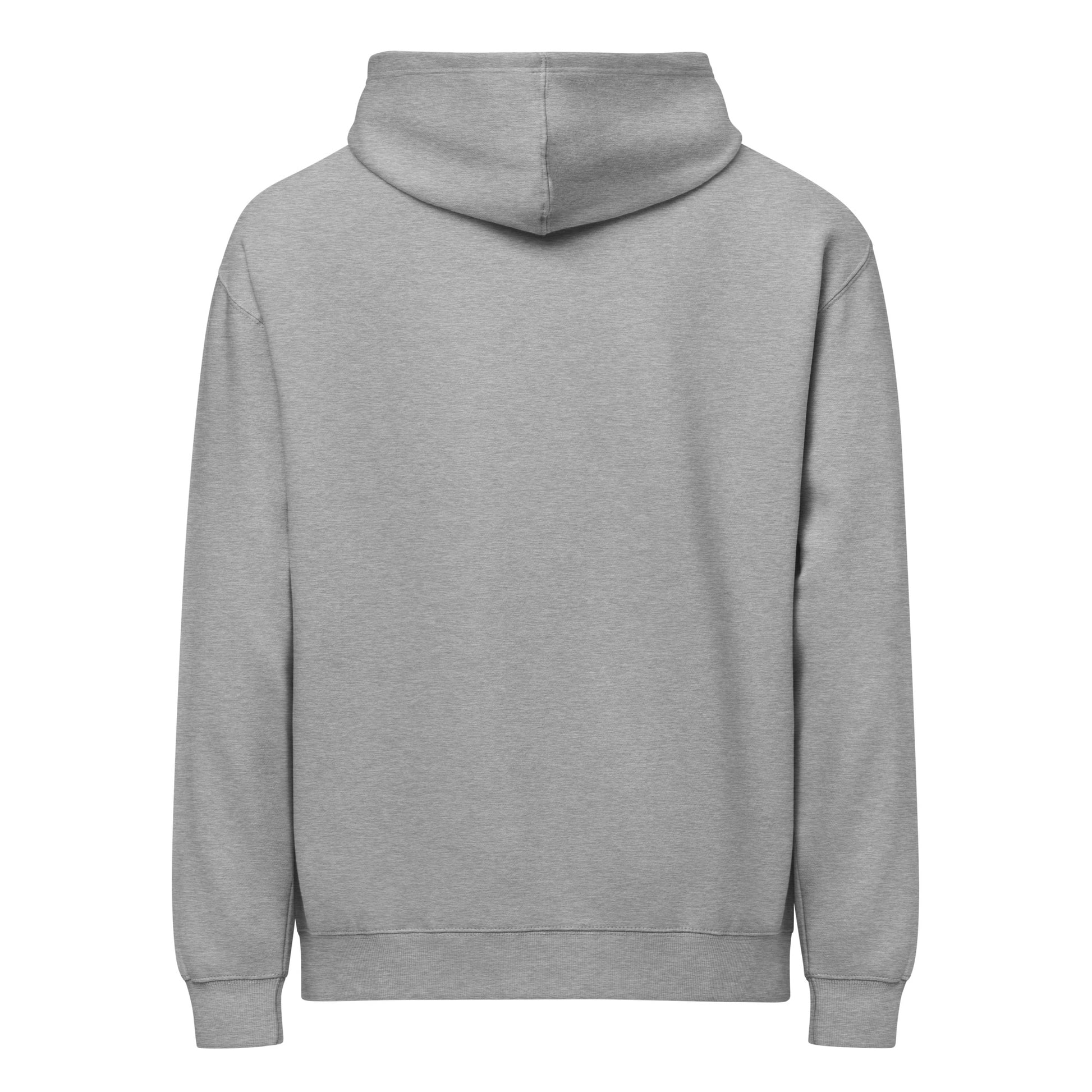 Gray hoodie on a white background